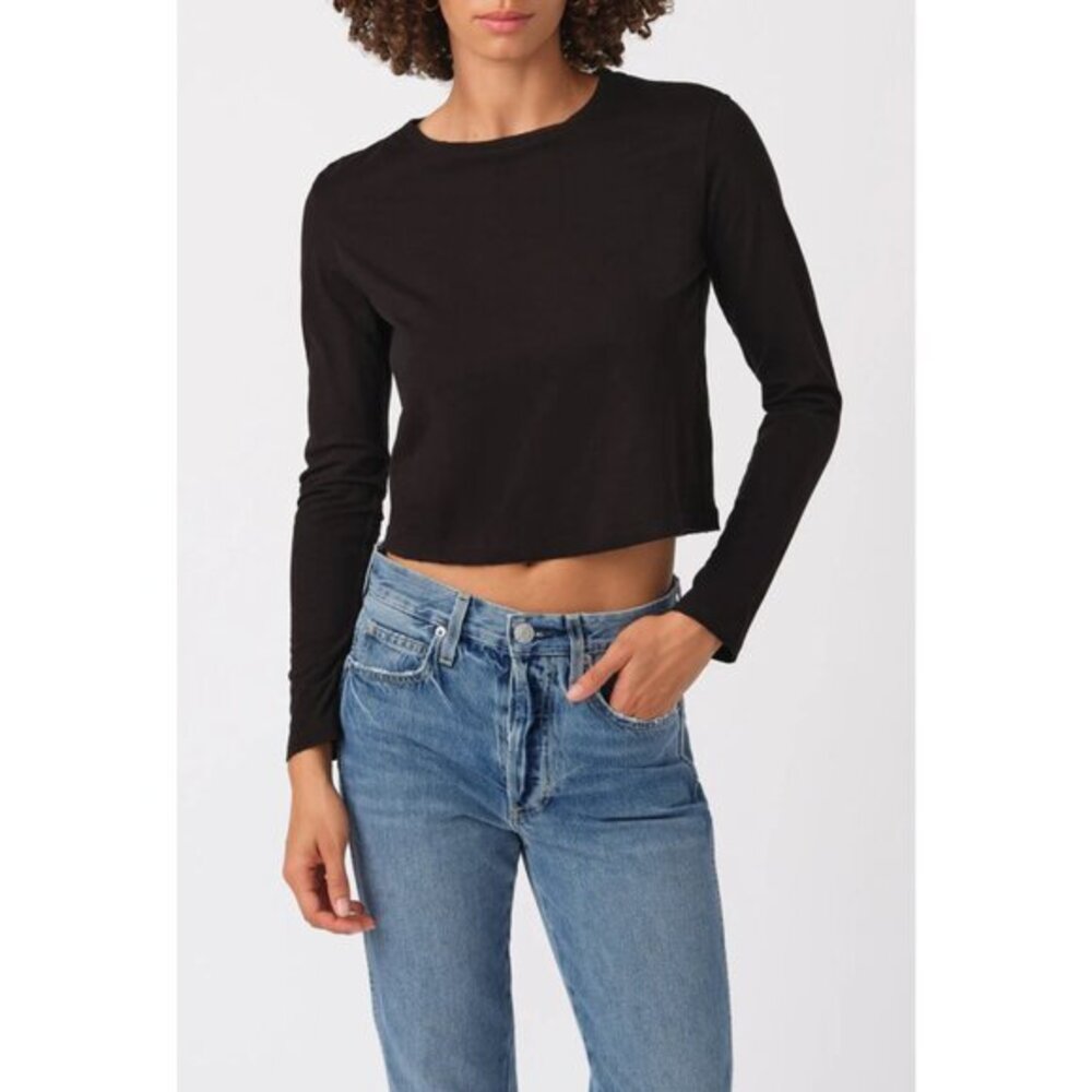 AMO Long Sleeve Baby Tee Black L $105